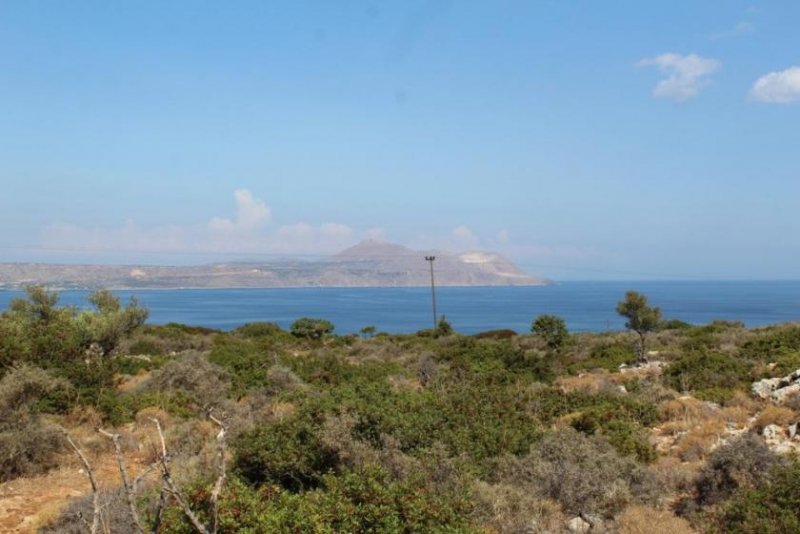 Kokkino Chorio Grundstück mit offenem Meerblick Grundstück kaufen